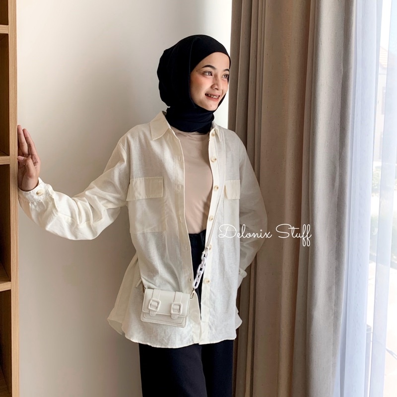 DELONIX | Erisya linen top