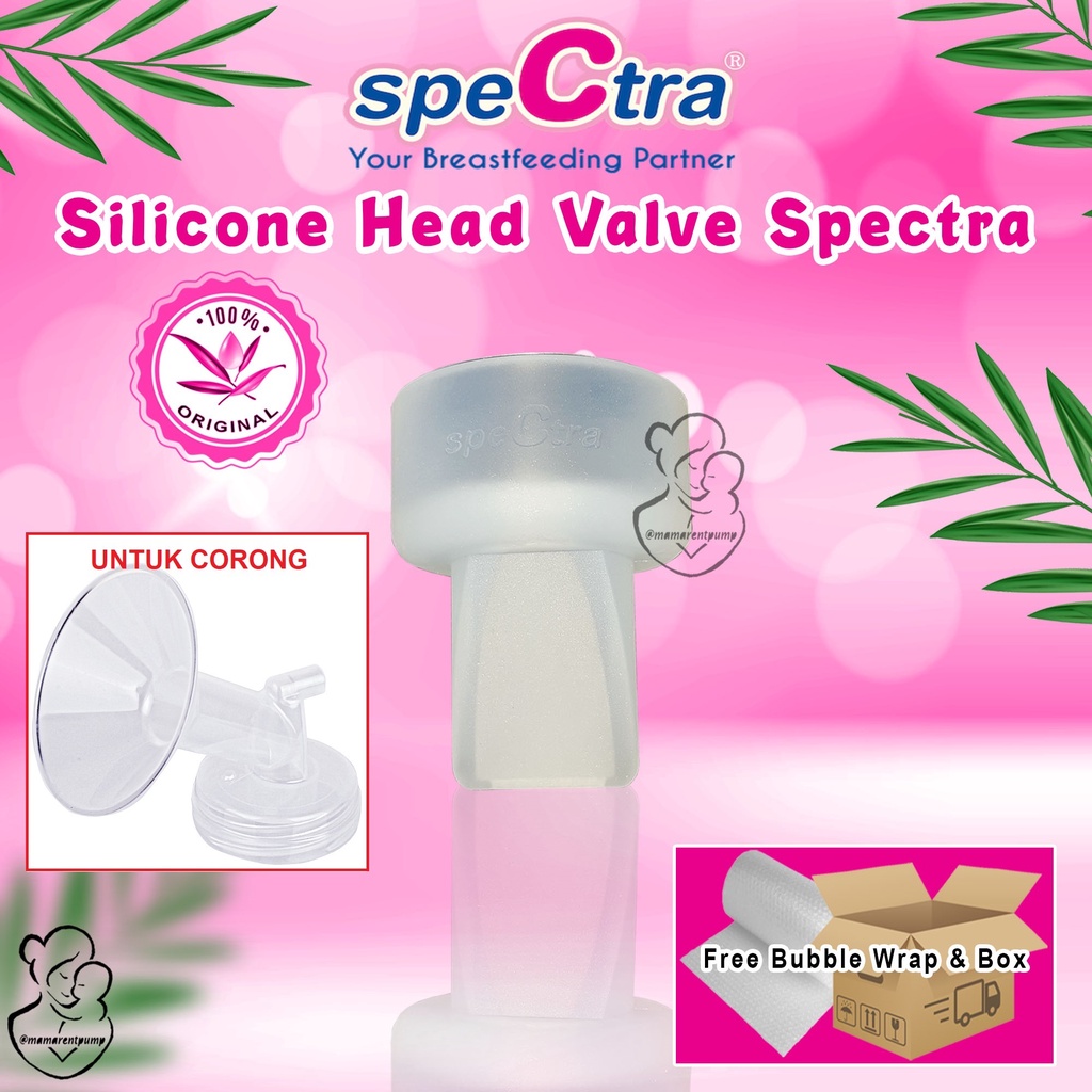 valve corong spectra silicone head white silikon breastpump pompa asi bening transparan clear