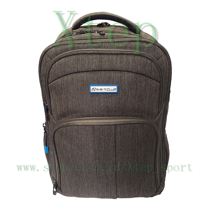 Tas Ransel Laptop - Navy Club 5930 Brown