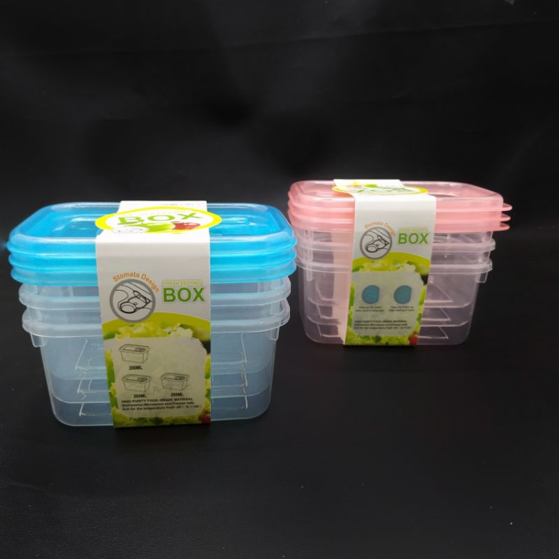 Box fresh keeping/box penyimpanan makanan 3pcs 850ml ME2228