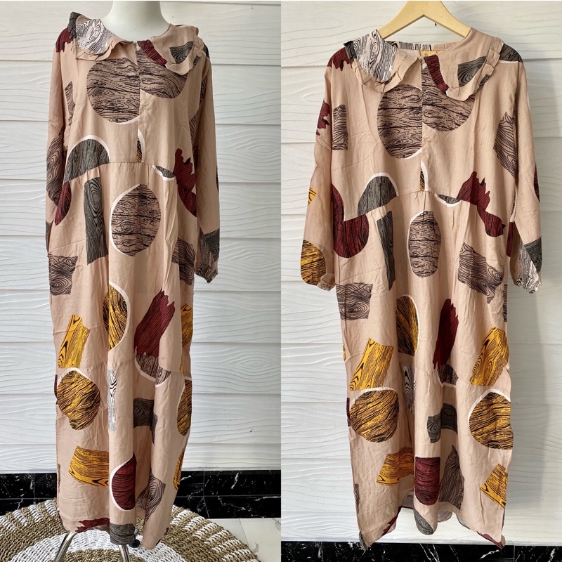 Midi dress/ midi dress rayon/ midi dress jumbo/ midi dress muslim / Dress muslimah / midi dress ld 120cm / dress jumbo/ midi dres/ dress rayon-Midi Holy Coksu