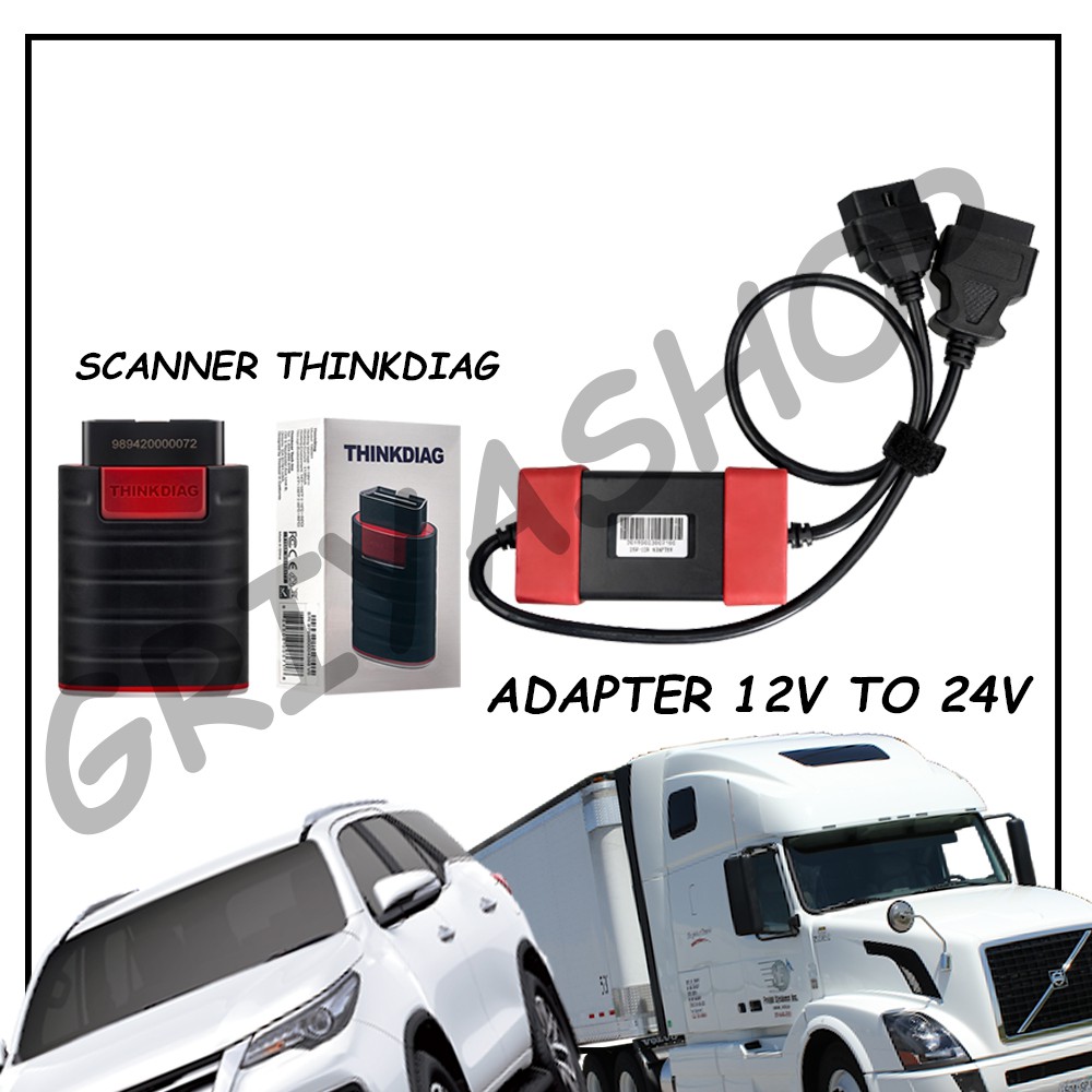 SCANNER TRUK DAN ALAT BERAT LAUNCH THINKDIAG