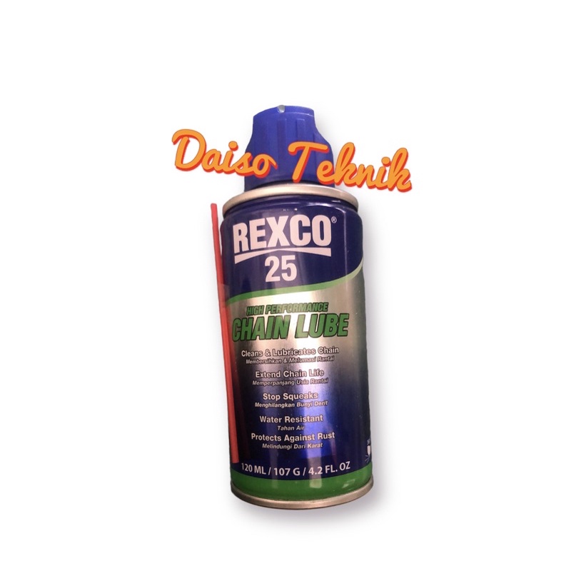 RECXO 25 CHAIN LUBE  highPerformance /  pelumas Rantai 120ml