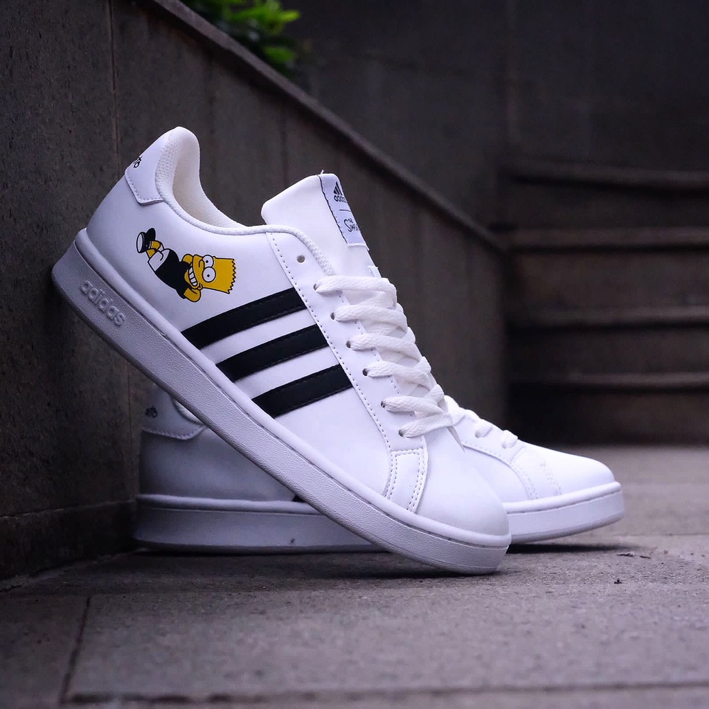 adidas grand court the simpsons