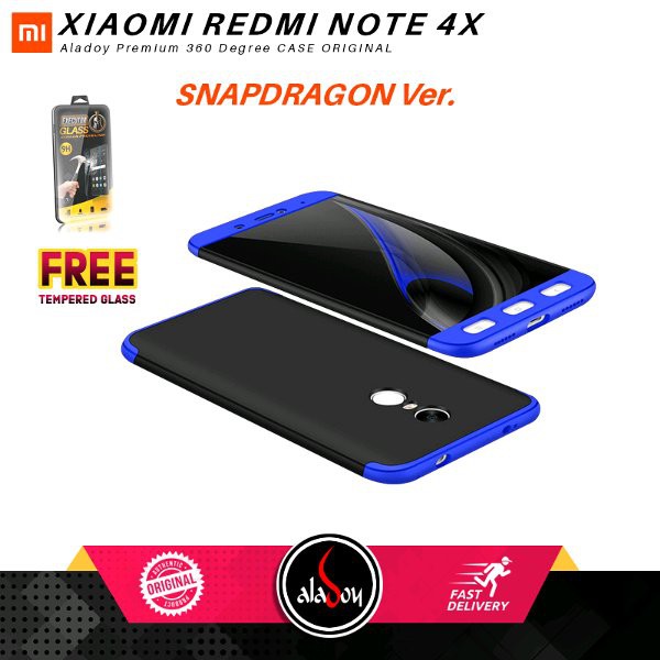 Case Xiaomi Redmi Note 4 Note 4X Snapdragon Hard Case 360