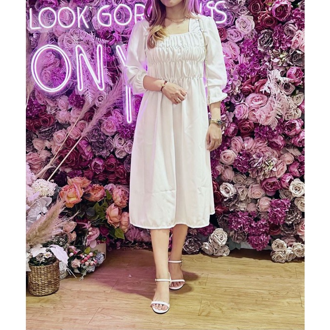 PC - Dress Vinisa / Midi Dress Korean Style / Dress Babydoll