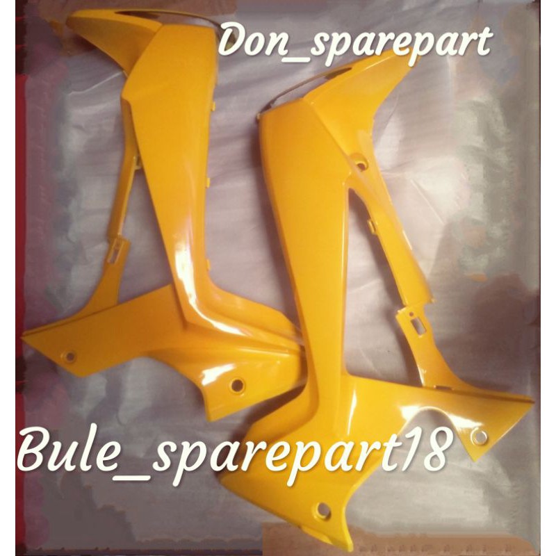 sayap supra X 125 New supra batman warna kuning kiri kanan