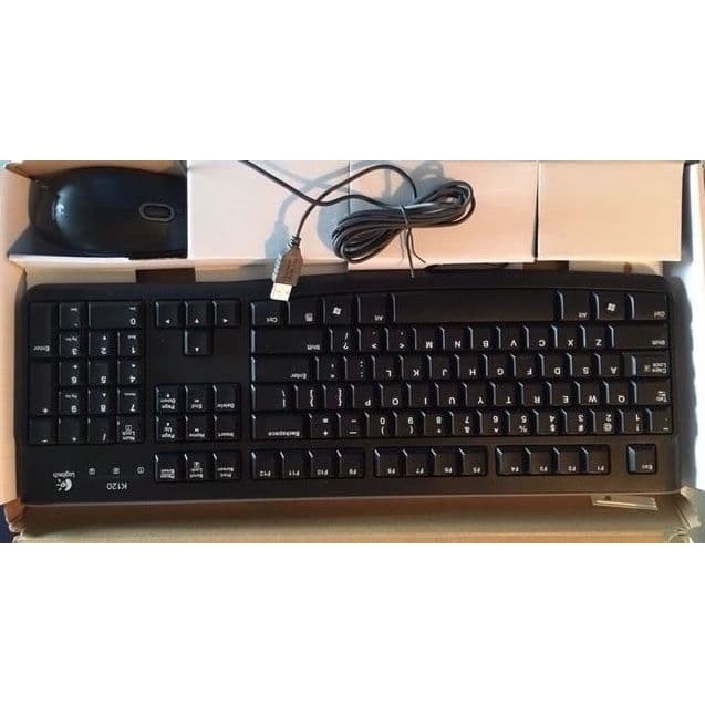 Lucu Keyboard Usb Logitech Mk120 For Komputer Pc Laptop Notebook Promo
