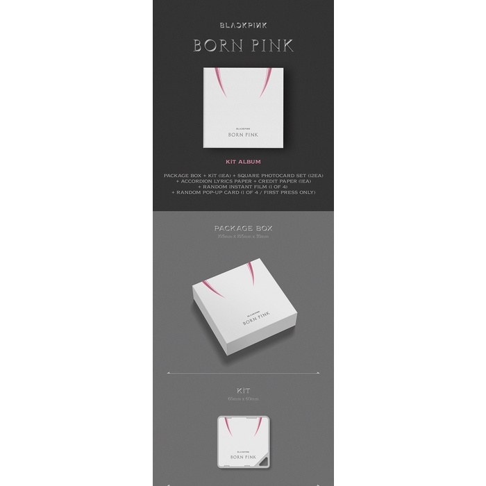 BLACKPINK - 2nd Full Album BORN PINK (KiT ver) online POB