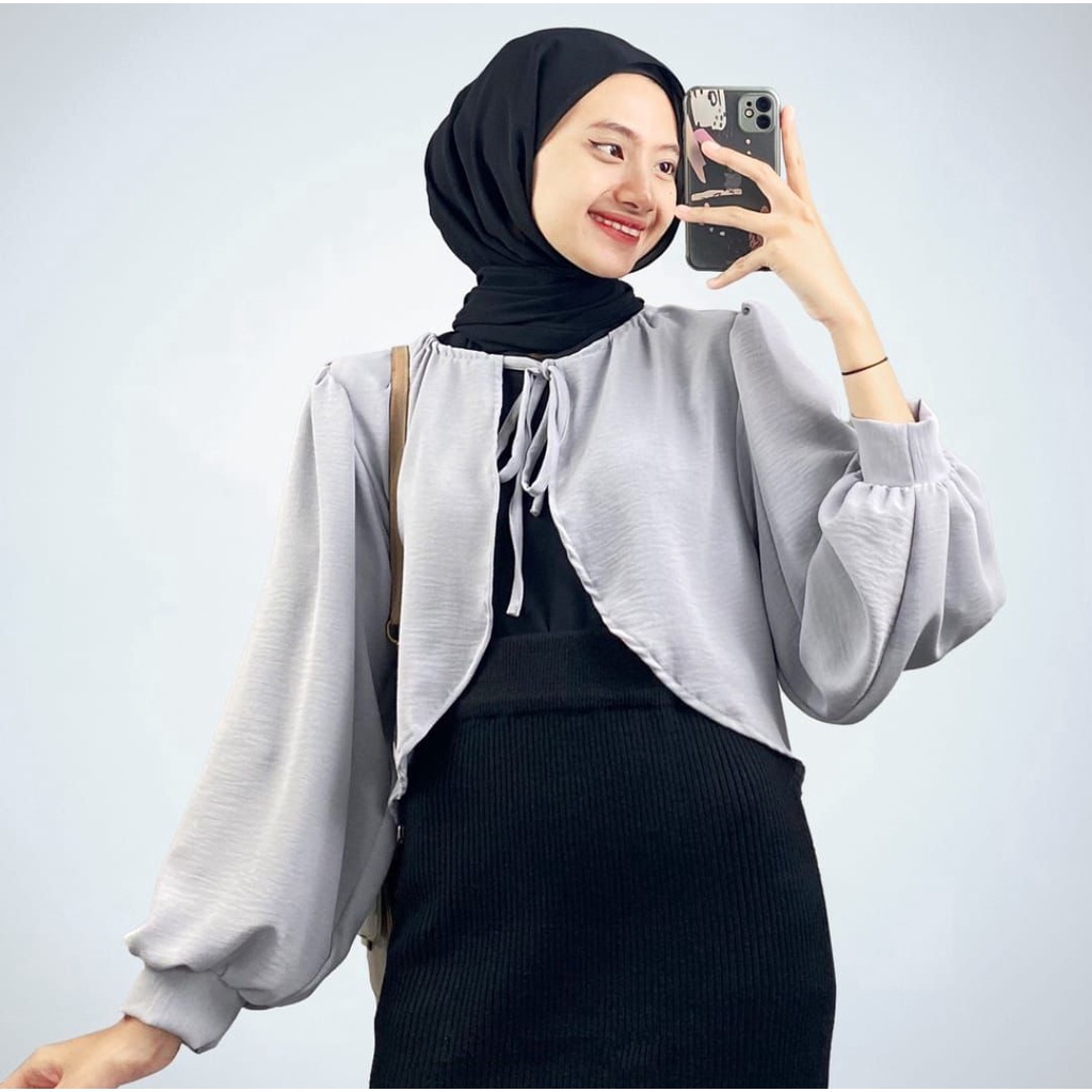 MORINA OUTER CARDI CARDIGAN CARDY PREMIUM WANITA AIRFLOW CRINCKLE DEODORA