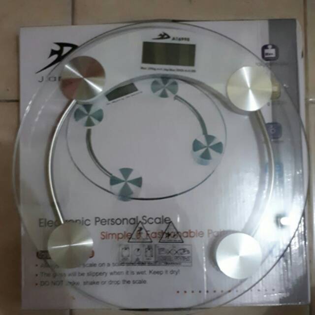 Ukuran Besar Diameter 33 cm Timbangan Badan Digital Personal Scale