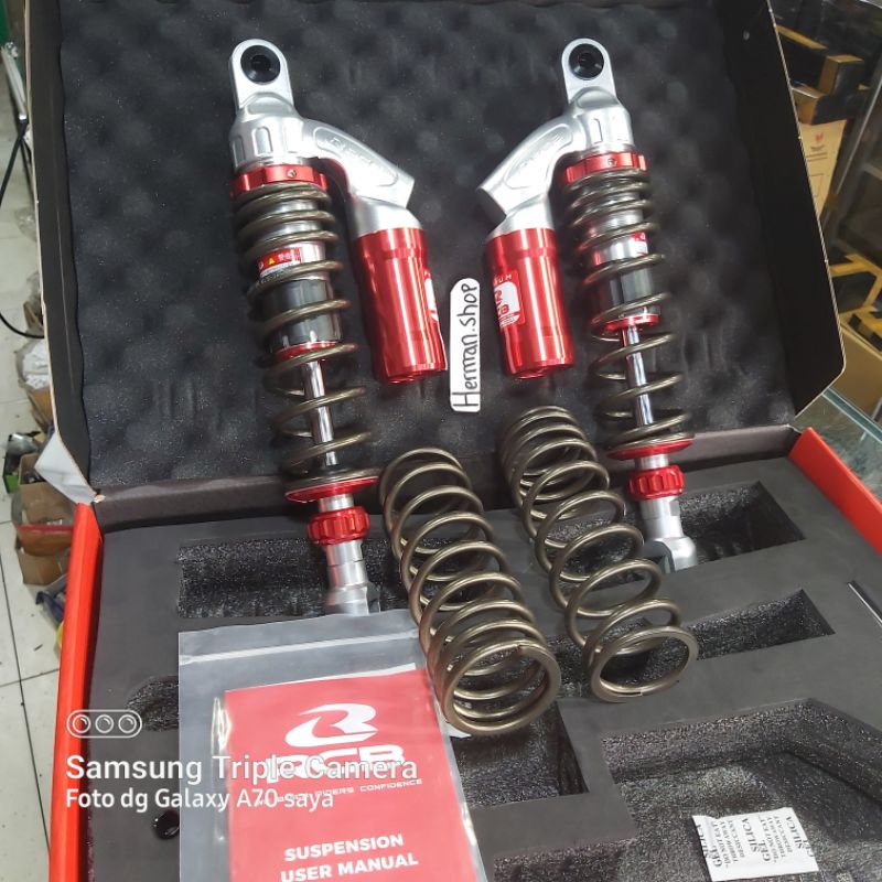 shockbreaker rcb pcx 160 vs series / shock rcb pcx 160 vs series 360 mm / shockbreaker rcb xmax vs s