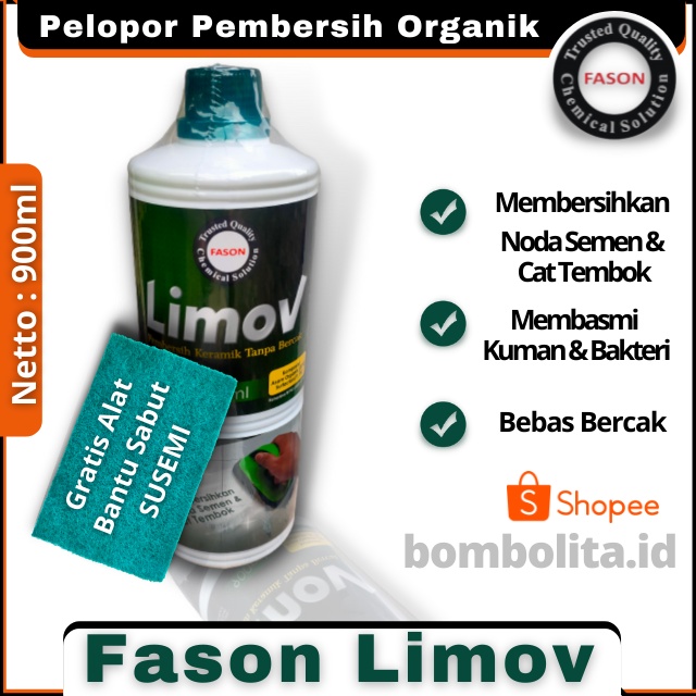 Jual Pembersih Keramik Noda Semen Fason Limov Ml Shopee Indonesia