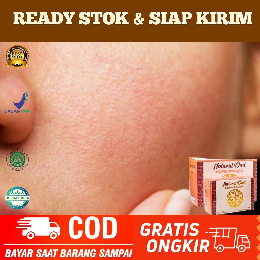 Jual SABUN NATURAL OUD 100% ORIGINAL BPOM, Sabun Pengecil Pori Wajah