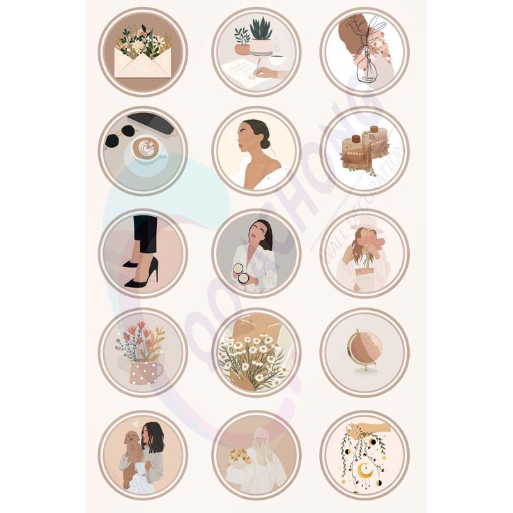 

STIKER PENANDA/ STIKER UNIK / STIKER PACK / STIKER LUCU / 15 GAMBAR