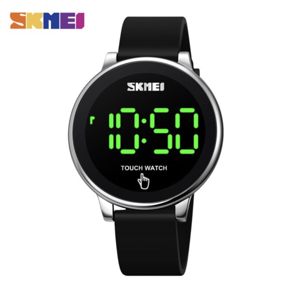 SKMEI 1842 Jam Tangan Pria Wanita Digital Sport Watch Touch Screen LED Display Tali Rubber Jam Tangan LED SKMEI 1842 FREE BOX &amp; BATERAI