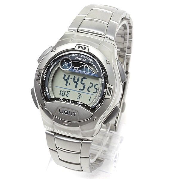 JAM TANGAN COWOK CASIO ORIGINAL TYPE W 753D/ JAM TANGAN COWOK STRAP RANTAI STAINLESS STELL CASIO/JAM TANGAN COWOK MODEL TERBARU TYPE  W 753D WATER RESISTANT 100M