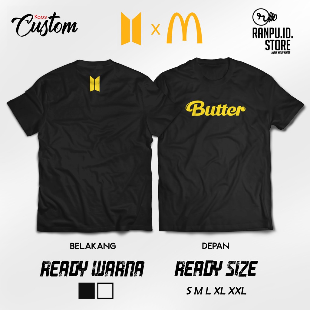 T-Shirt Kaos BTS Butter
