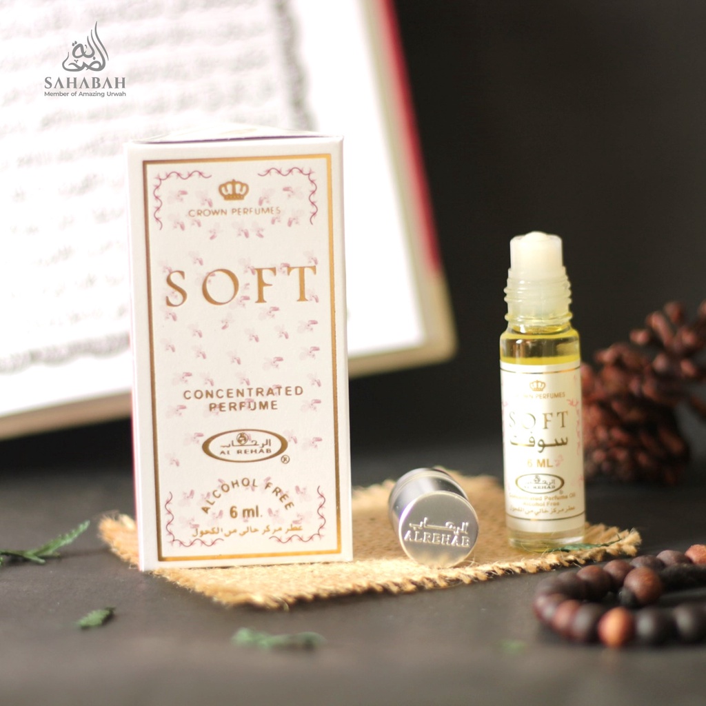 Parfum Al Rehab SOFT Roll On 6 ML Non Alkohol / SOFT Al Rehab / Al Rehab Original /Al Rehab Roll On 