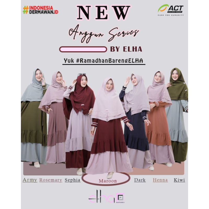 

Anggun series by elha indonesia (free goodie bag)