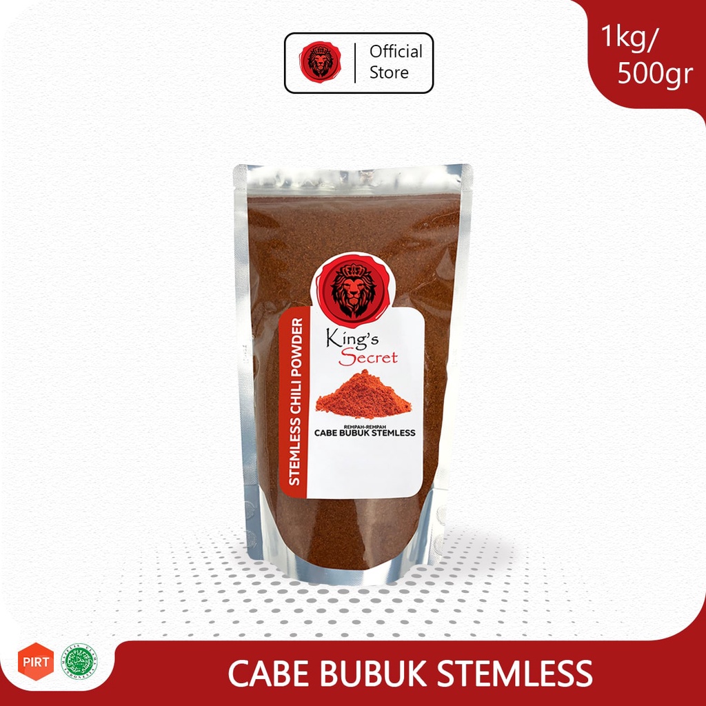 

Cabe Bubuk Stemless | Chili Powder Stemless