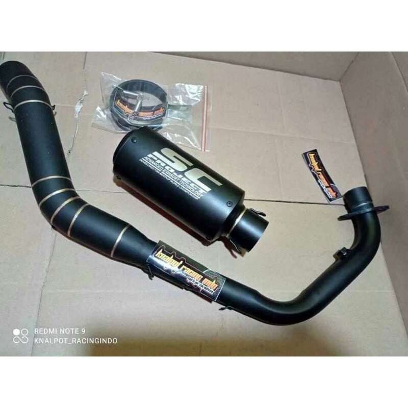 knalpot sc buat r15 vixion cb150 cbr150 mxking verza gsx150 minerva