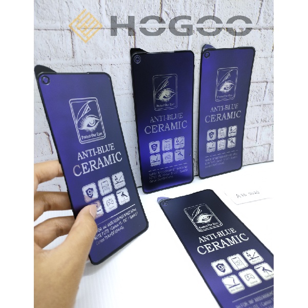 TEMPERED GLASS CERAMIC ANTI BLUE MATTE OPPO RENO 2 2F 2Z 3 PRO 4 5 6 F 7 Z A12 S 2020  A3S A5S A52 A53S A55 A59 A7 A72 A73 A74 A76 A91 A92 A93 A94 A95 A96 4G 5G 2020 F1S F11 F15 F17 F19 F19 F5 F7 F9 PRO PLUS R17 K3