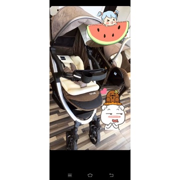 Preloved Stroler dan baby car seat // cruz BabyElle // angkut semua