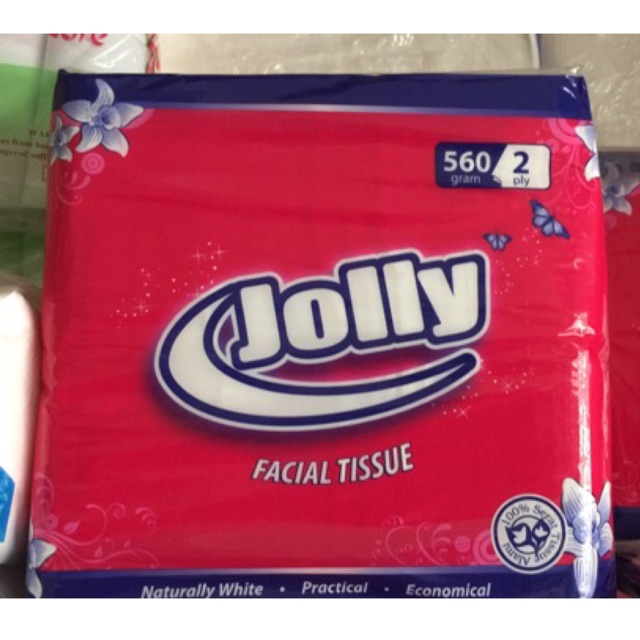 Tissue Jolly Kiloan Facial Tissue 560 gr 2ply