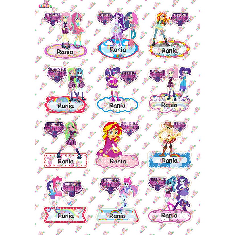 

LABEL NAMA FRIENDSHIP GAMES 48 STIKER - ANTI AIR/LUNTUR-1 Nama FG1L1