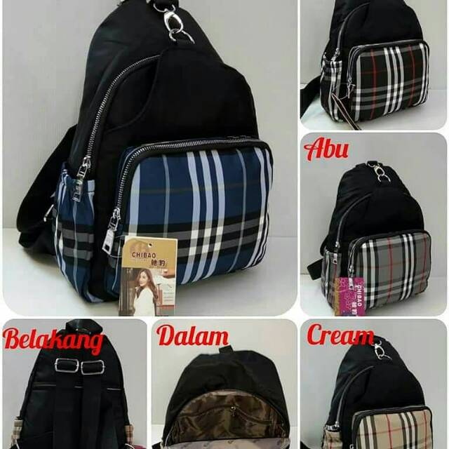 Tas punggung chibao 0180, parasut import super high quality.