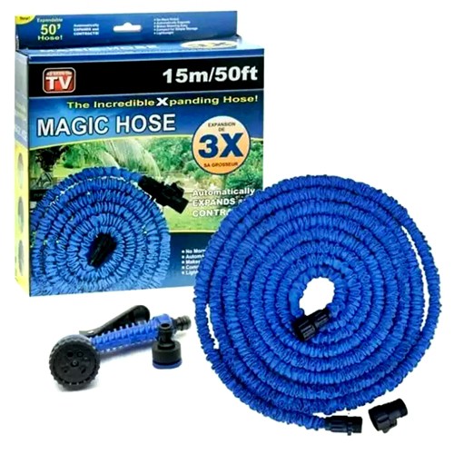 Selang Air Magic X Hose Selang Air Ajaib 15 Meter 50ft Warna Random-selang Air Cuci Mobil Dan Motor-