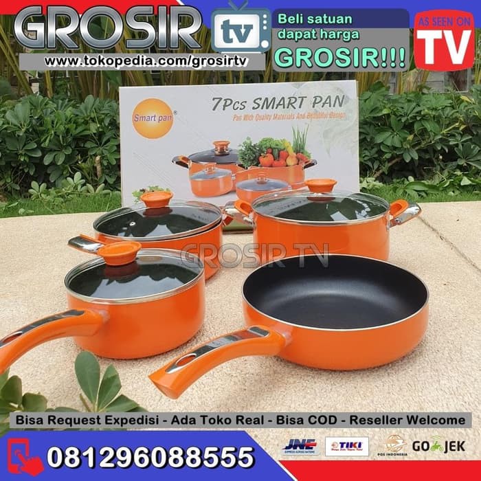PROMO Dessini 7 pcs Ceramik Non-Stick Cookware Set Panci Anti Lengket PALING LARIS