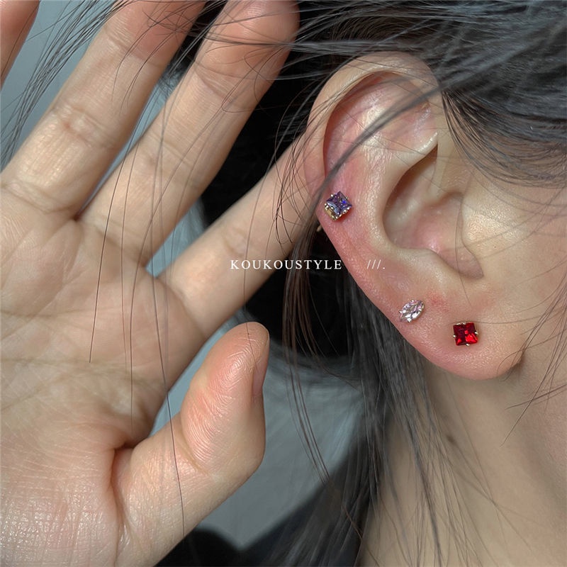 5 Set Anting Berlian Zirkon Untuk Perempuan