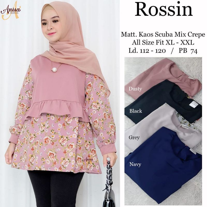 ROSSIN BLOUSE // PRODUK ORI BY ANISA