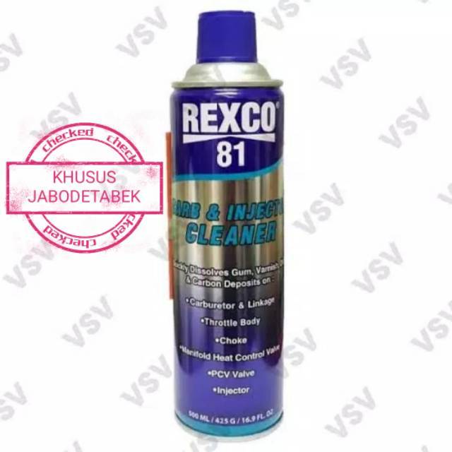 REXCO 81 (500ml) Carb &amp; Injector Cleaner pembersih Karburator