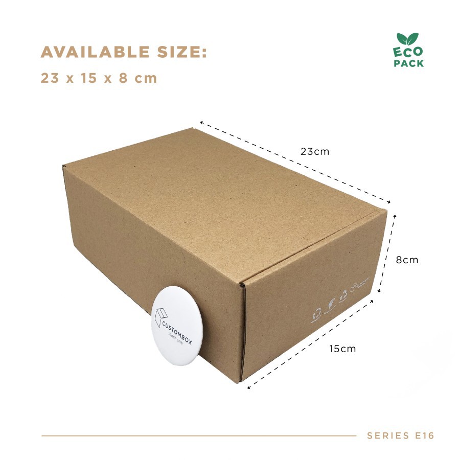 

Box Packaging (23.0x15.0x8.0 cm) Buku A5 Kardus Kue Kemasan Kue