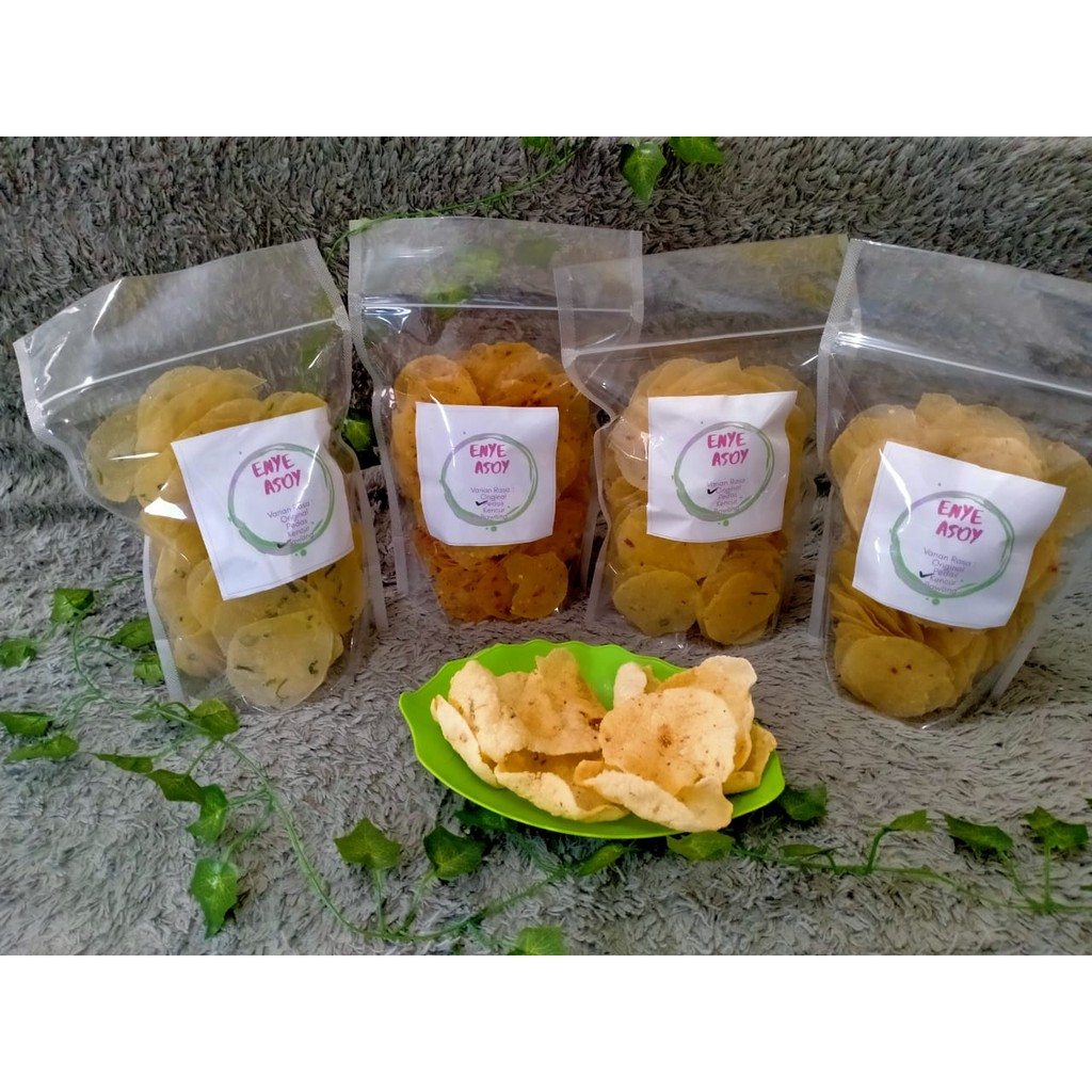 

KERUPUK ENYE SINGKONG ANEKA VARIAN RASA ENAK DAN GURIH