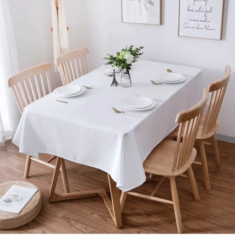 TAPLAK MEJA POLOS BAHAN KATUN II TAPLAK MEJA MAKAN KAIN