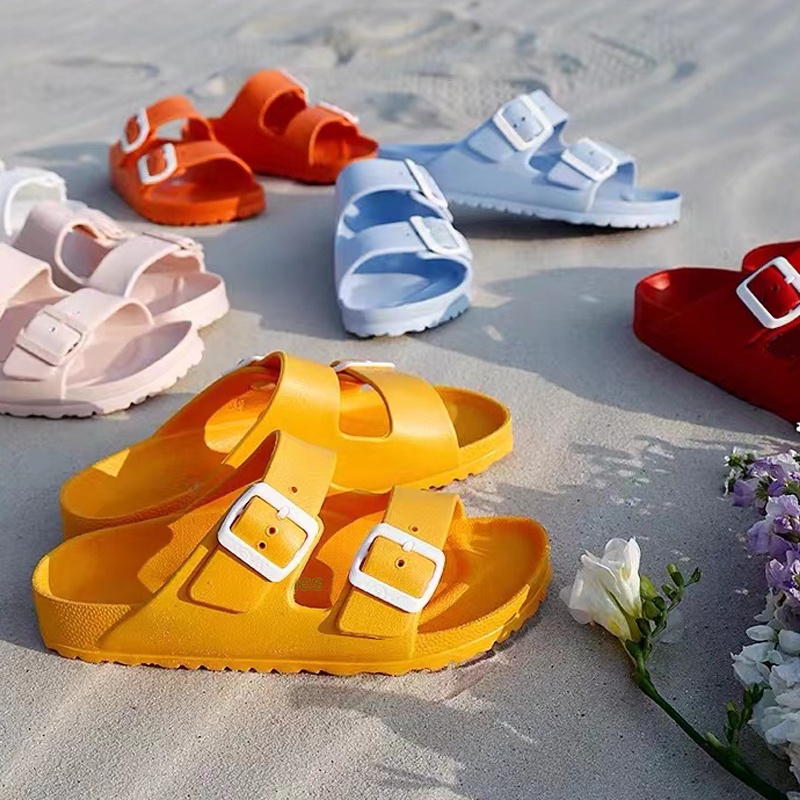 Hush Puppies Sandal Wanita Terbaru Kekinian Sendal Rumah Cewek Slip on Strap Fashion Sandal Selop Wanita Empuk