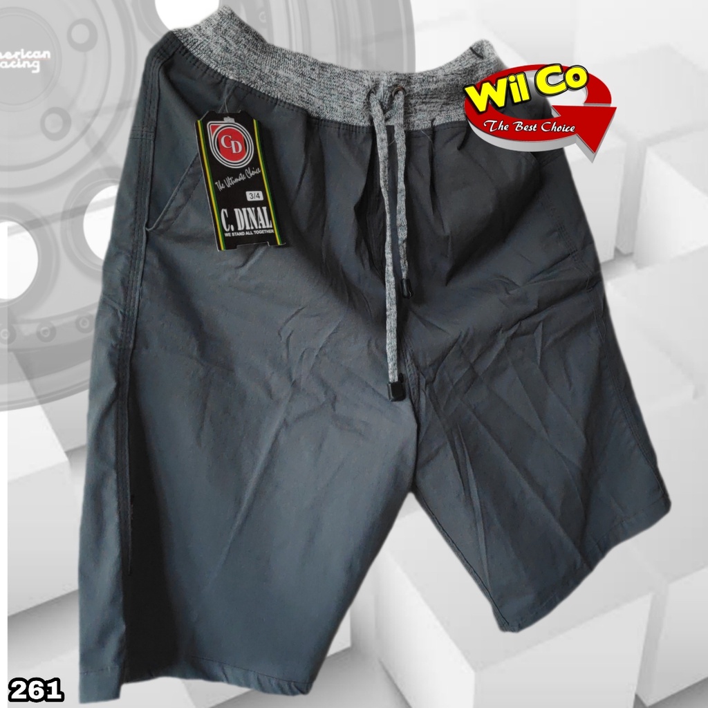 K261 - CELANA PENDEK PRIA CHINOS CELANA PENDEK RIP POLOS 3/4 HARGA PER 1 PCS