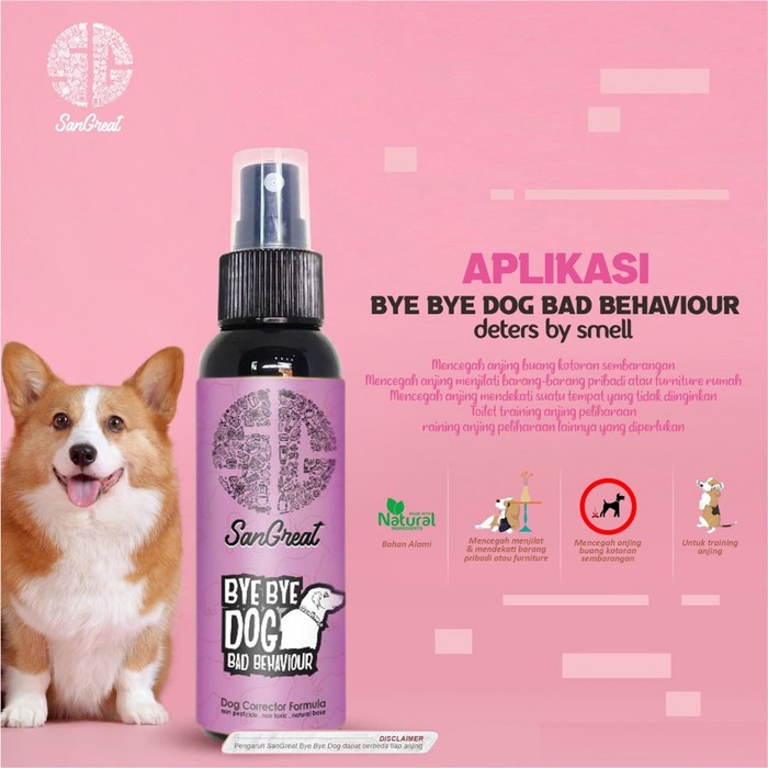 SanGreat Bye Bye Dog Gel Repellent Anjing Bad Behaviour 100 gr