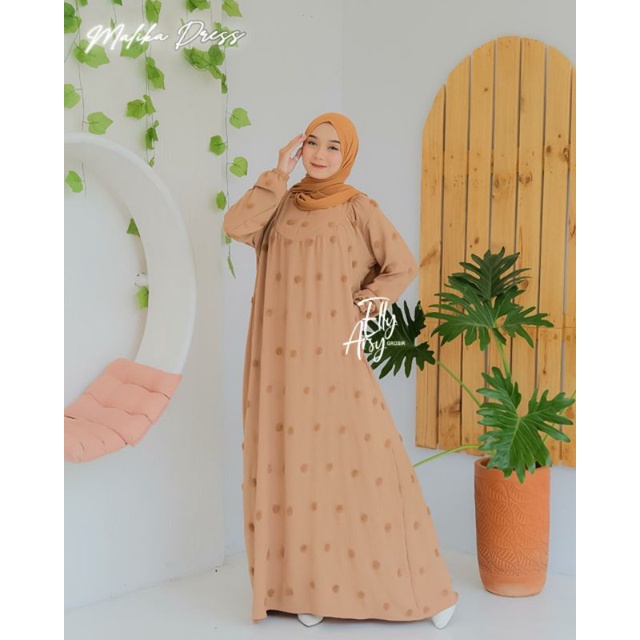 [ORIGINAL] Gamis Wanita MALIKA Dress RAYA SERIES by Elly Arsy