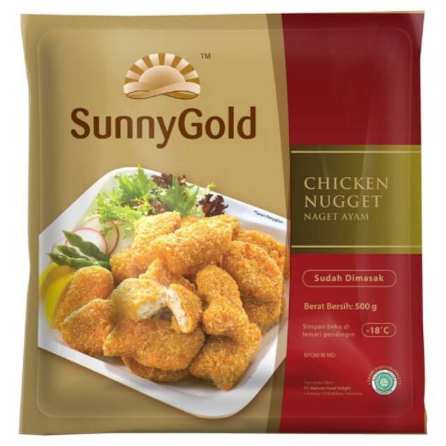 

SUNNY GOLD CHICKEN NUGGET 500 gr / NUGGET AYAM