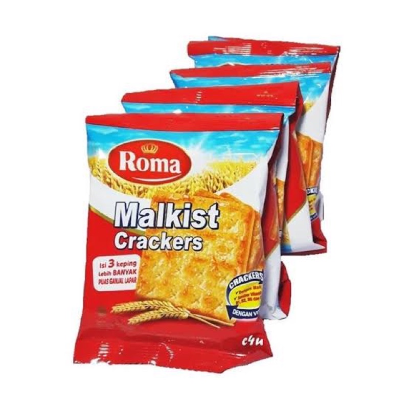 

Roma Malkist Crackers Renceng 10 Pcs