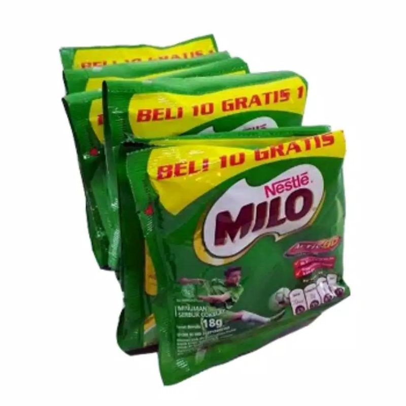 

MILO SACHET 22 GRAM (ISI 10 + 1 SACHET)