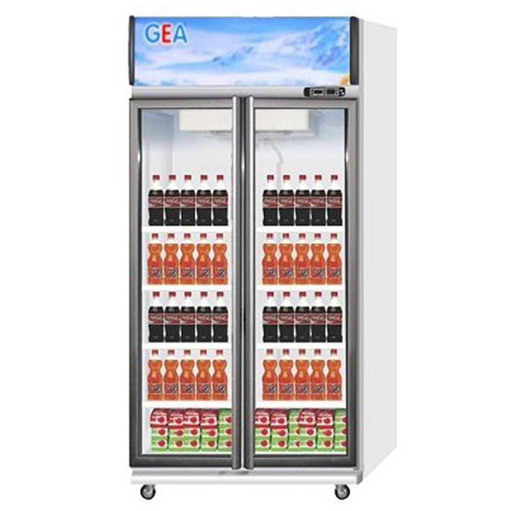 GEA EXPO 600 AH/CN / DISPLAY COOLER SHOWCASE 2 DOORS 575 LITER 450 WATT / EXPO600AHCN