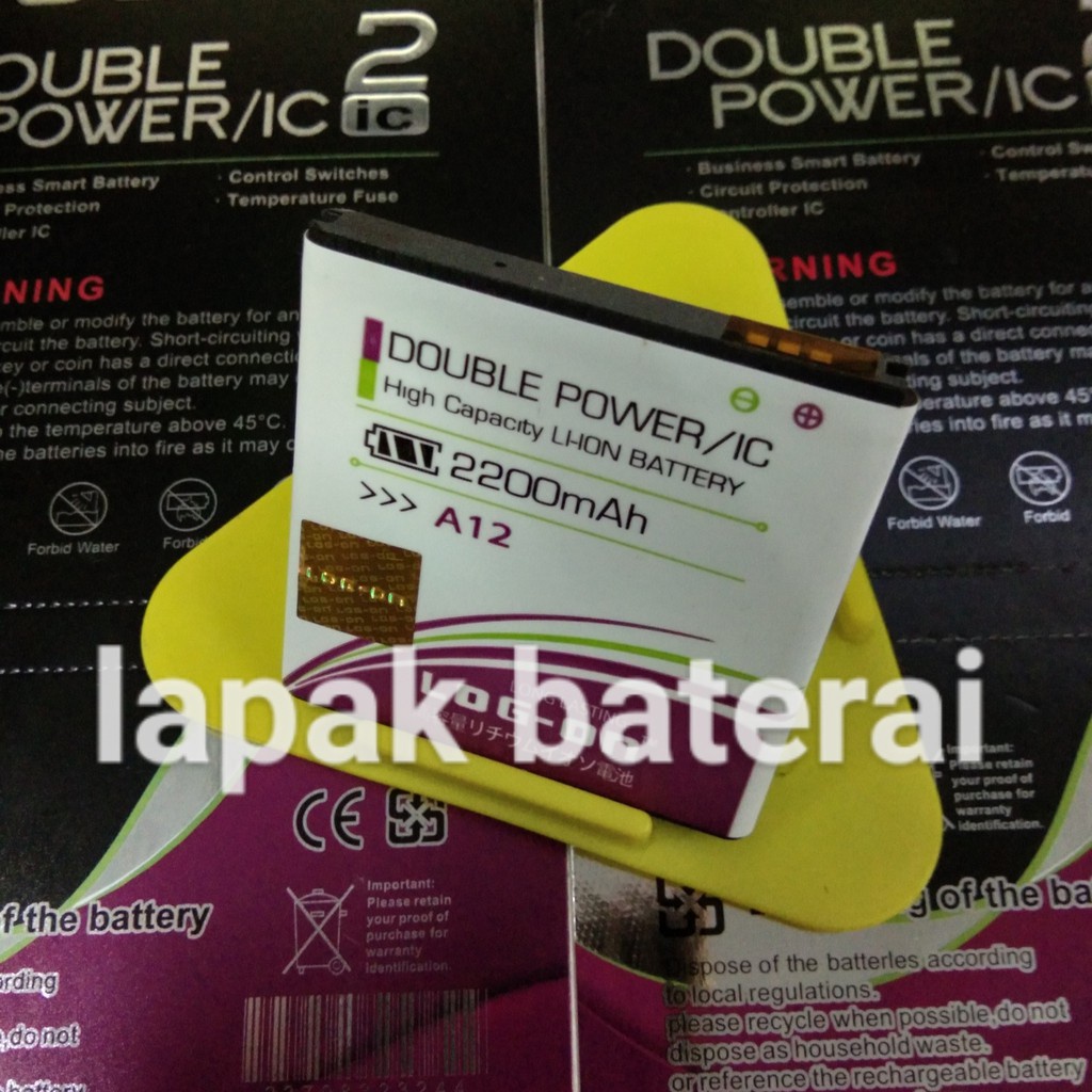 (promo) LOG - ON Baterai everCOSS A12 - batre cross a26 battery ORIGINAL