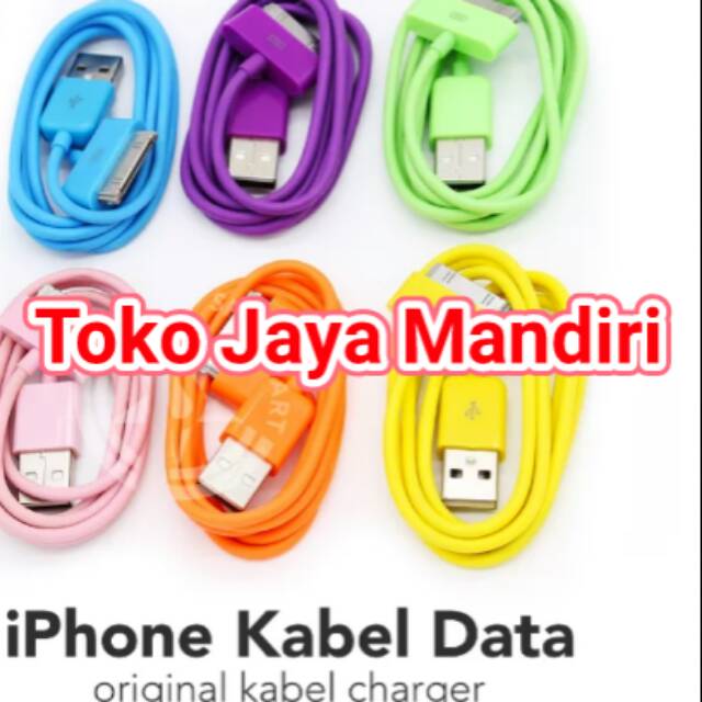 Kabel data kabel charger fast charging iphone 4 iphone 4S ipad ipod tab dll