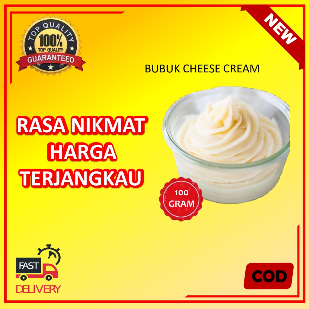 

Cream Cheese Powder Toping Minuman Kekinian Kualitas Premium Harga Terjangkau 100 Gram Repack